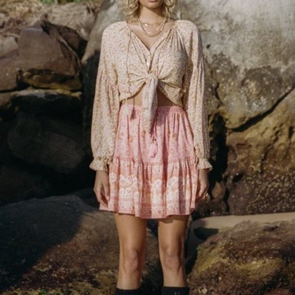 Spell Rae Blouse in Daisy Yellow - Picture 6 of 14